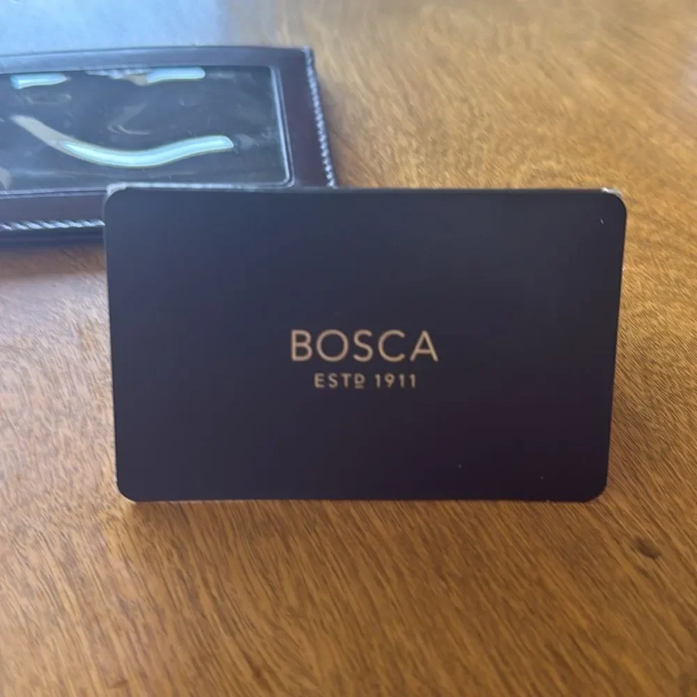 NEW. Bosca Old Leather Weekend Wallet
